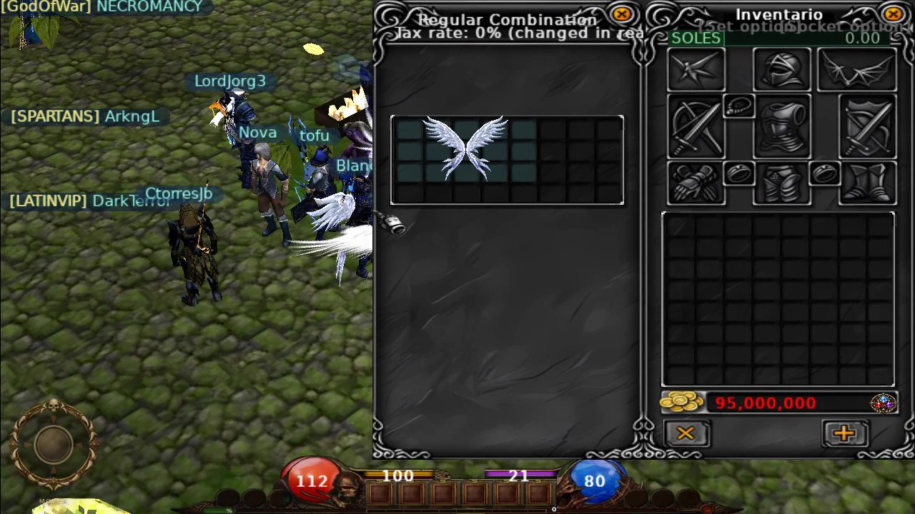 Alas de Alma tras la combinación de alas Evo 2