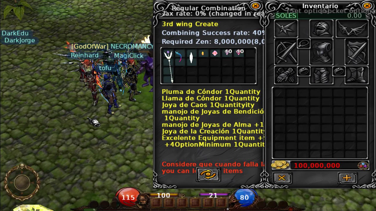 Mezcla Evo 3 completa con 40% de éxito, 8 millones de Zen y packs de diez joyas