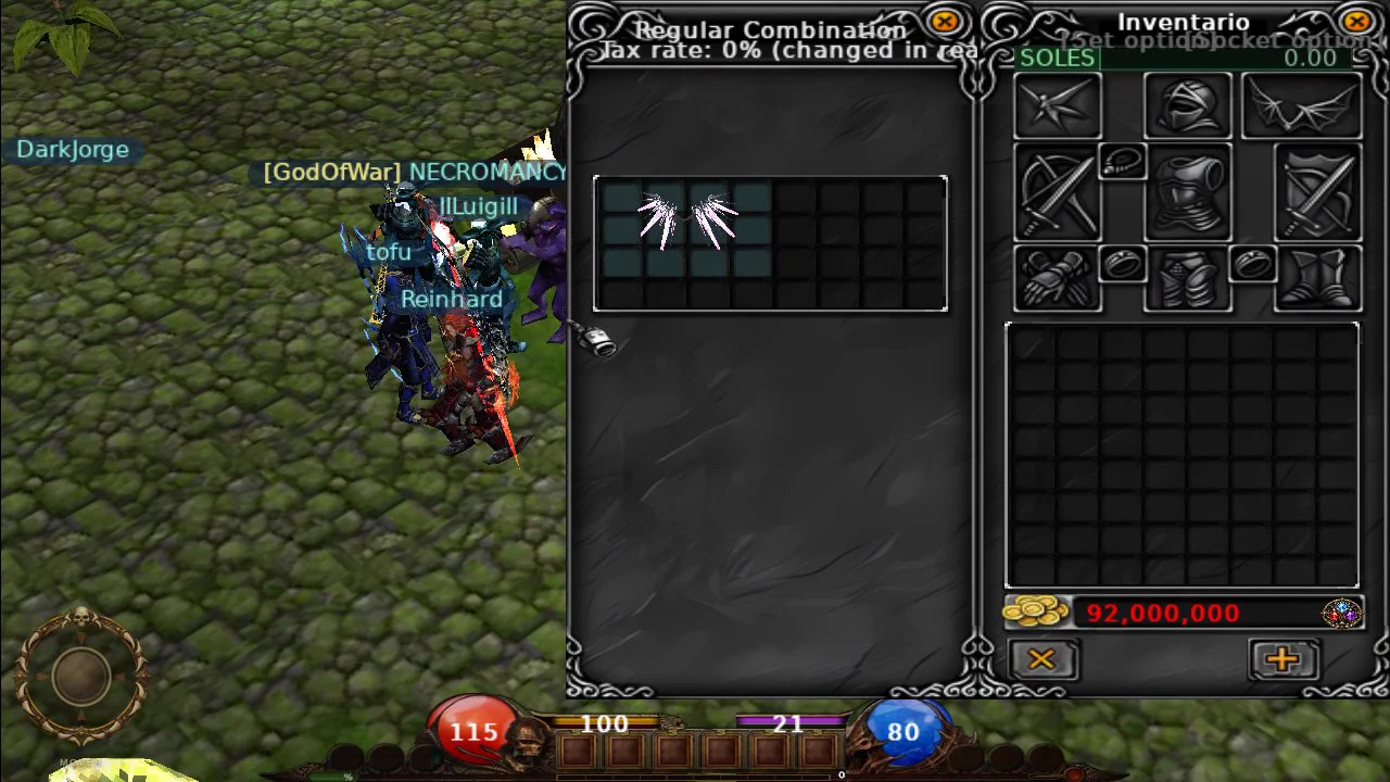 Ala de Ruina tras la combinación de alas Evo 3